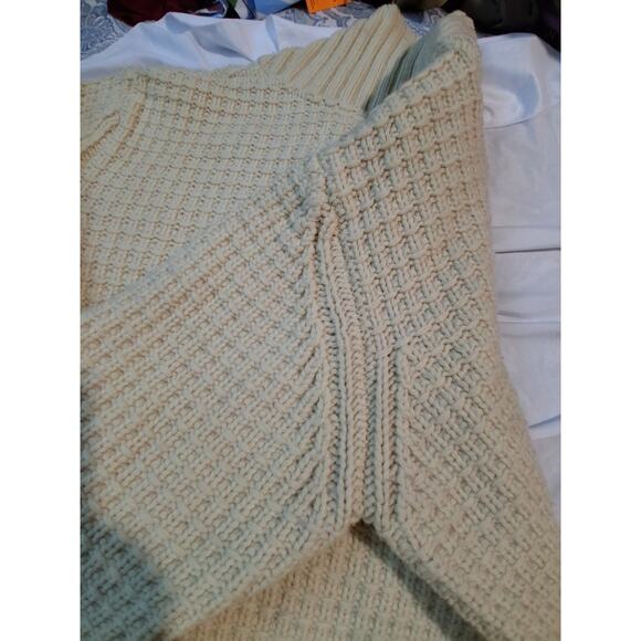 Vintage Schott Bros Chunky Men's size XL Grandpa Fisherman Wool Shawl Sweater - Picture 15 of 15